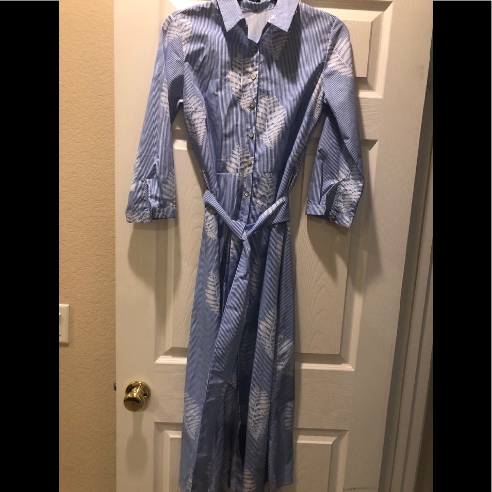 Blue/white dress shirt/dress